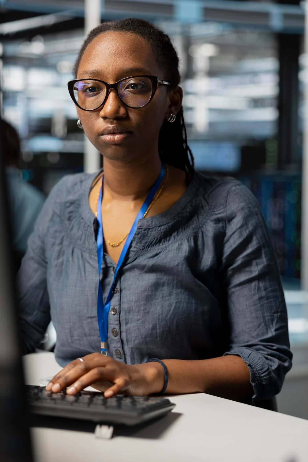 Young professional in a modern office